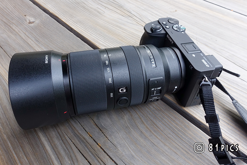 サブカメラとしてSONY α6600を購入。APS-C専用レンズSEL70350Gを装着して撮影